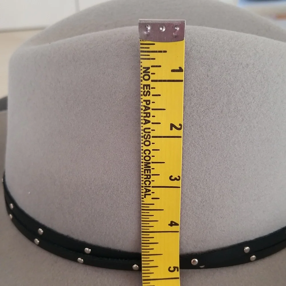 nwt rag & bone Floppy Brim Wool Felt Fedora Hat, Pale Gray